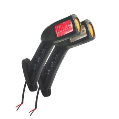 Emark-brazo de iluminación de marcador lateral, resistente al agua, indicador de goma, bombillas LED, iluminación de liquidación LED de contorno lateral